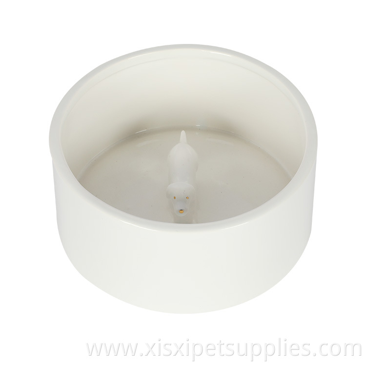 Wholesale Anti-slip Non-toxic Ceramic Dog Feeding Bowl